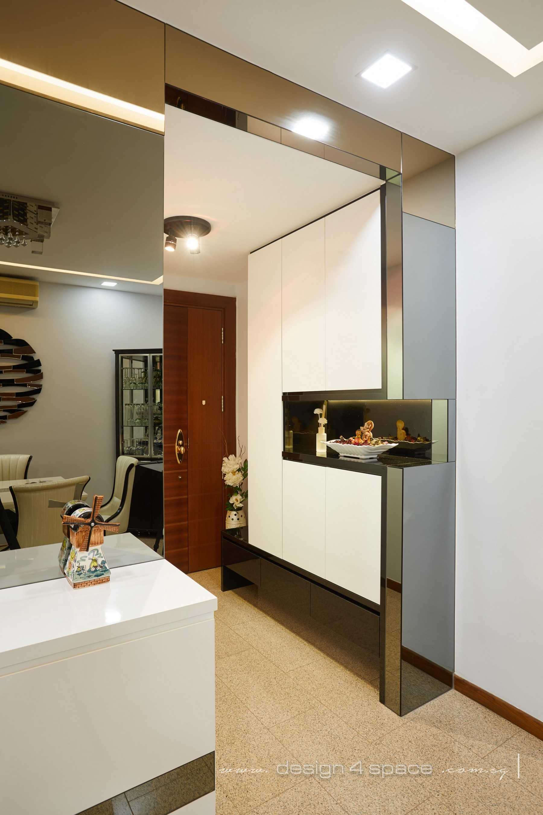 Modern Living Room with Wood Flooring and TV Console