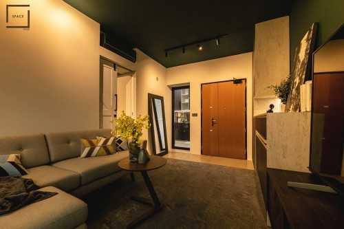 Industrial Living Room at NEW BTO @ CIRCUIT RD