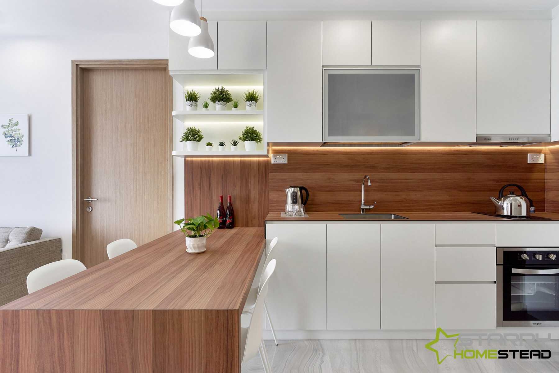 Scandinavian Kitchen with Kitchen Accessories and Kitchen Cabinets