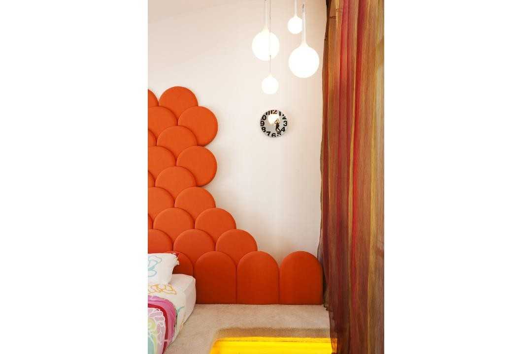 Vintage Bedroom with Feature Wall and Drop Ceiling
