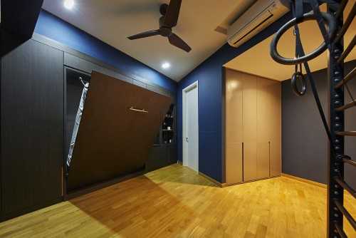 Asian Bedroom at Duo Residences