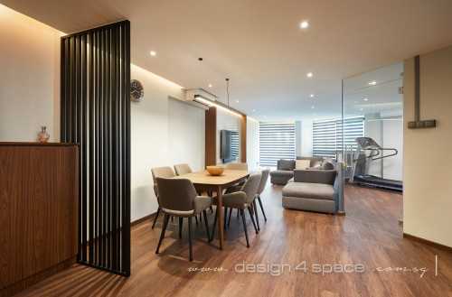 Modern Living Room at Kallang | 40 Cambridge Road
