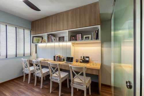 Contemporary Home Office at 29 Ghim Moh