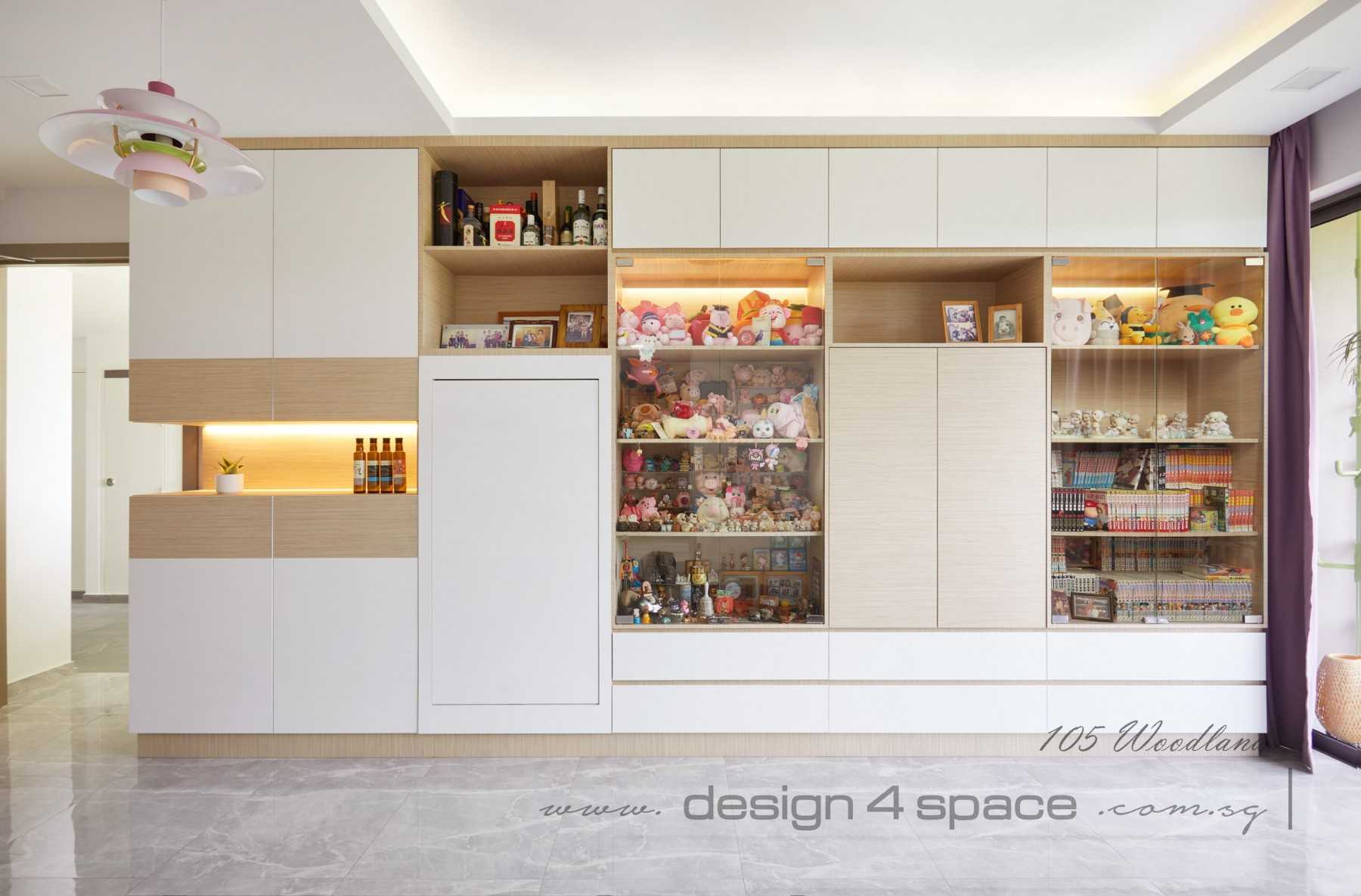 Modern Living Room with TV Console and TV