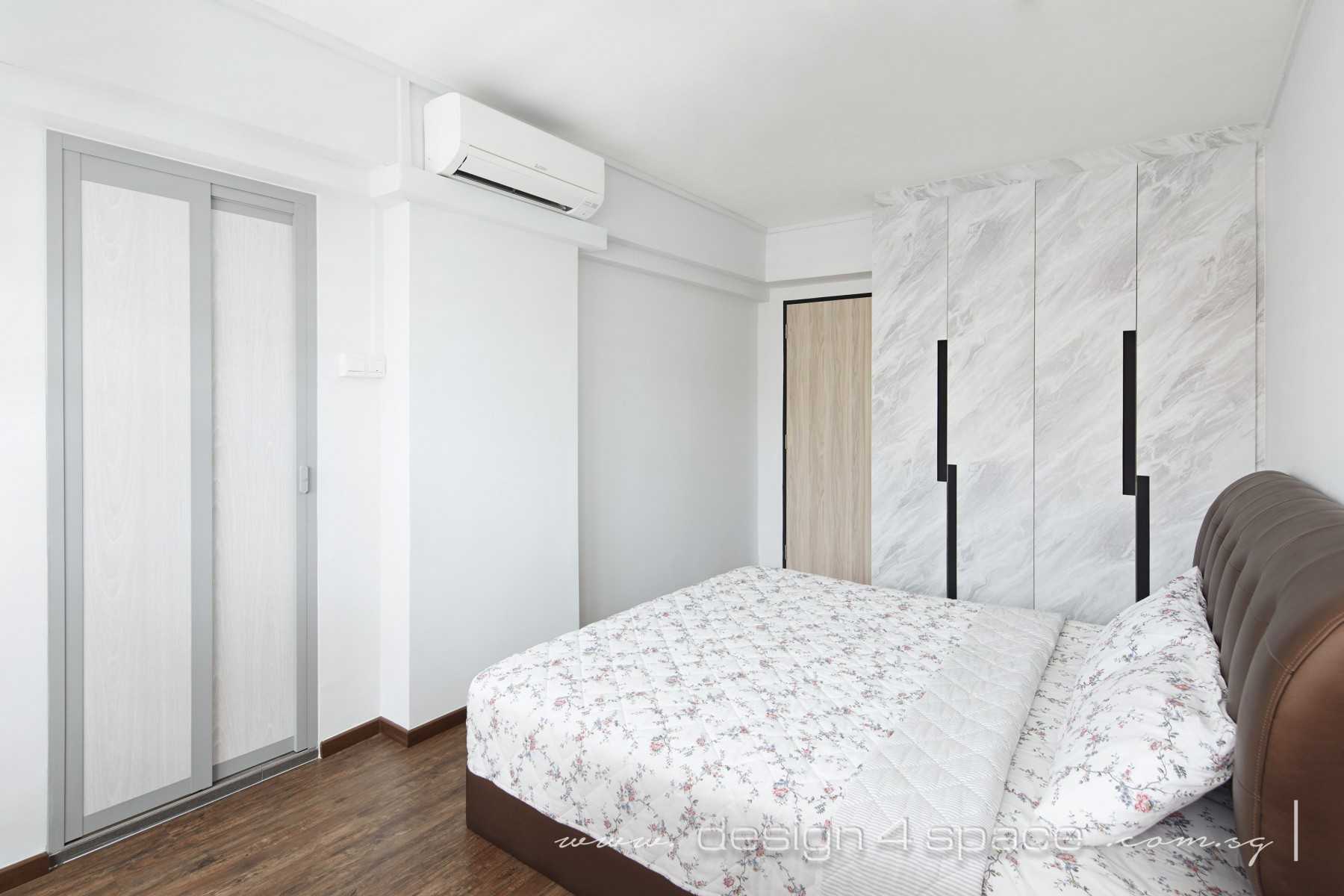 Contemporary Bedroom with Wardrobe and Sliding Wardrobe