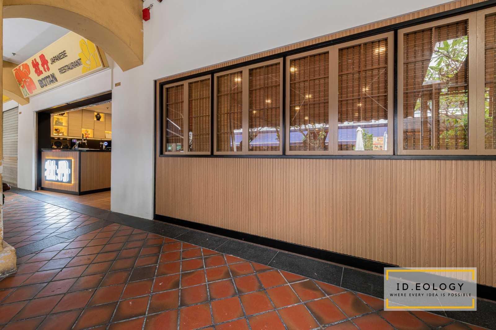 Asian Restaurant with Bar Counter and Dining Table