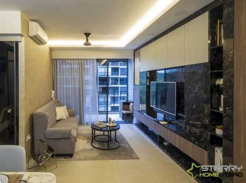 Modern Living Room at Inz Residence 64 Choa Chu Kang Ave 5