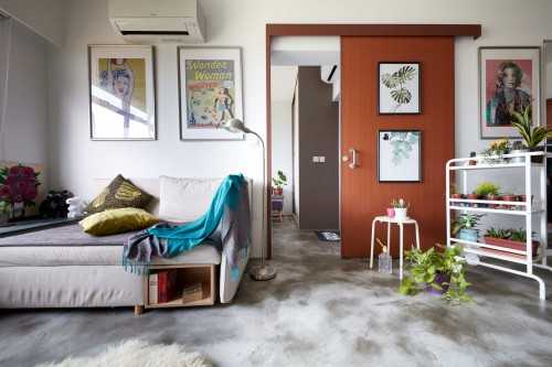 Eclectic Living Room at Buangkok