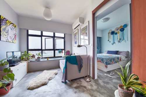 Eclectic Living Room at Buangkok