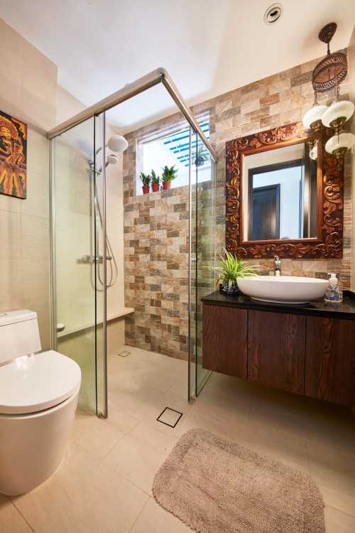 Country Bathroom at Tanjong Rhu