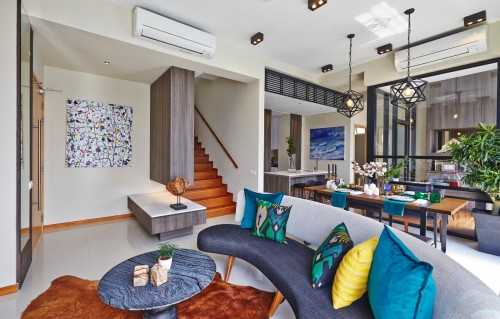 Industrial Living Room at The Tampines Trilliant