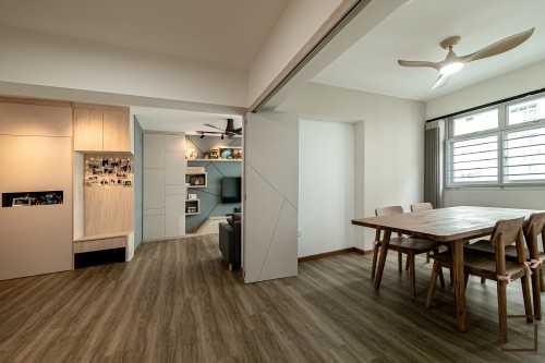 Scandinavian Dining Room at NEW BTO @ CIRCUIT ROAD
