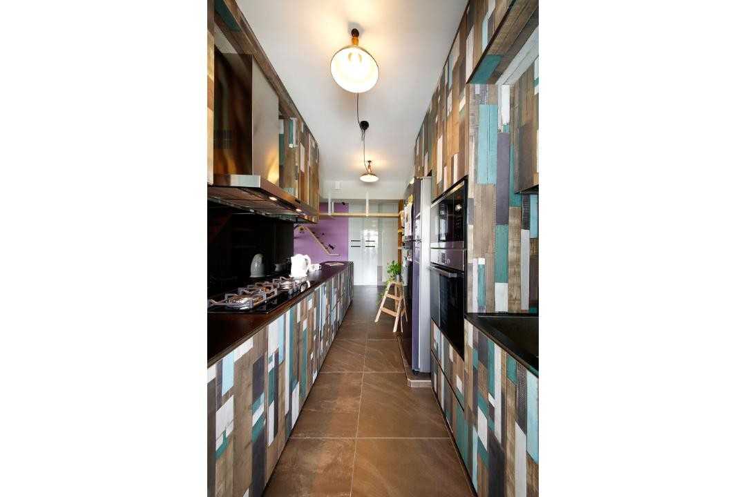 Eclectic Kitchen with Kitchen Backsplash and Kitchen Cabinets