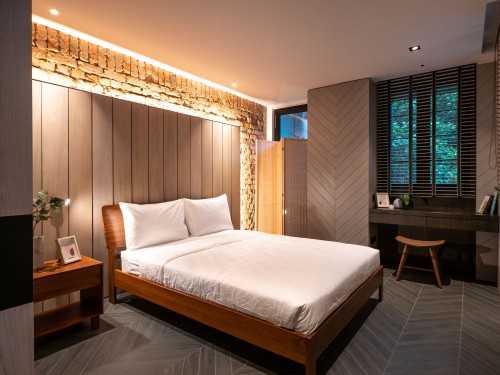 Country Bedroom at Walkup Renovation