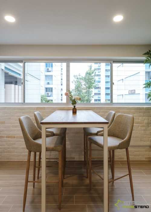 Scandinavian Living Room at 165 Tampines Street