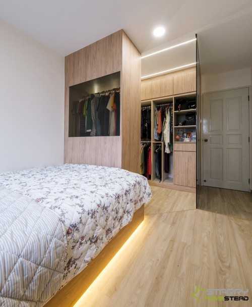 Scandinavian Bedroom at 165 Tampines Street