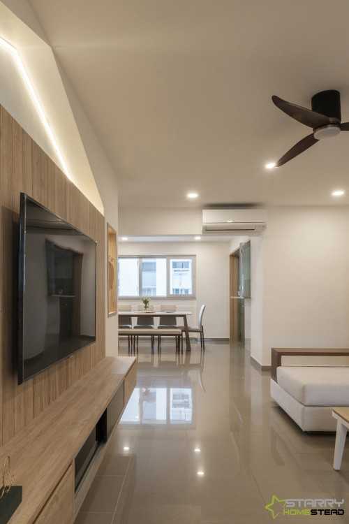 Scandinavian Living Room at 165 Tampines Street