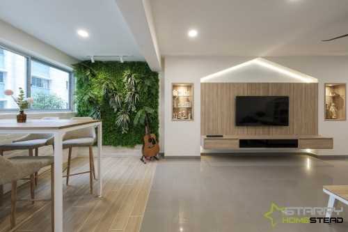 Scandinavian Living Room at 165 Tampines Street