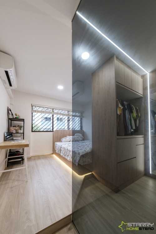 Scandinavian Bedroom at 165 Tampines Street