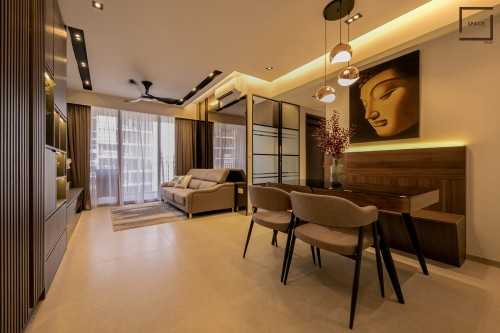 Contemporary Living Room at INZ RESIDENCE EC @ CHOA CHU KANG