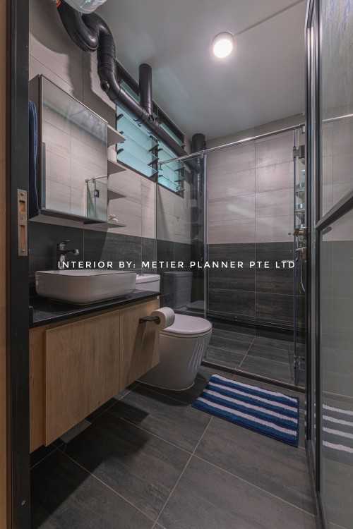 Industrial Bathroom at Pine Close