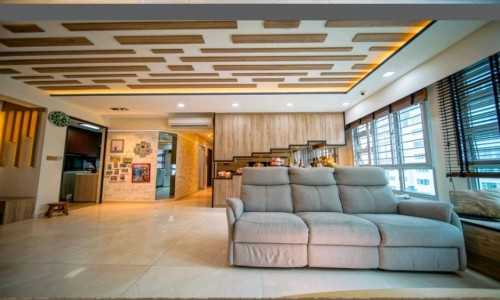 Contemporary Living Room at 234 Sumang Lane