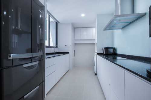 Contemporary Kitchen at The Luxurie Loft