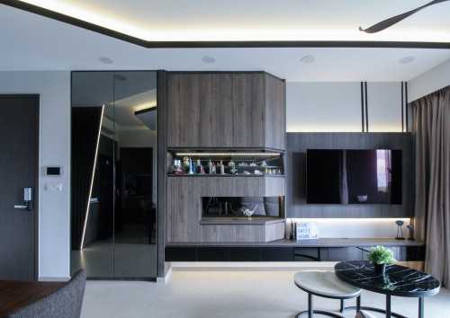 Modern Living Room at Inz Residence