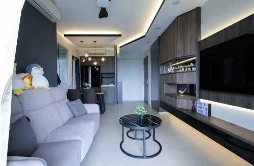 Modern Living Room at Inz Residence