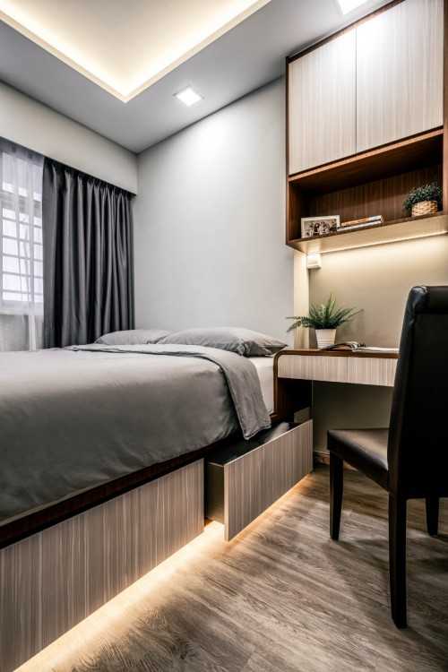 Scandinavian Bedroom at 612B TAMPINES NORTH DRIVE 1
