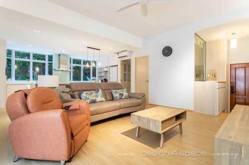 Scandinavian Living Room at Bukit Batok | Hillview