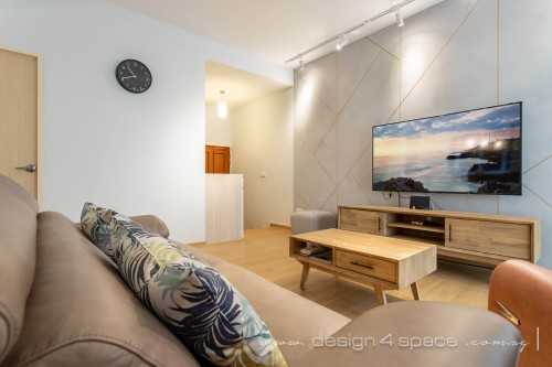 Scandinavian Living Room at Bukit Batok | Hillview
