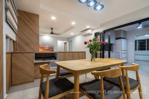 Contemporary Dining Room at Pasir Ris | 573 Pasir Ris