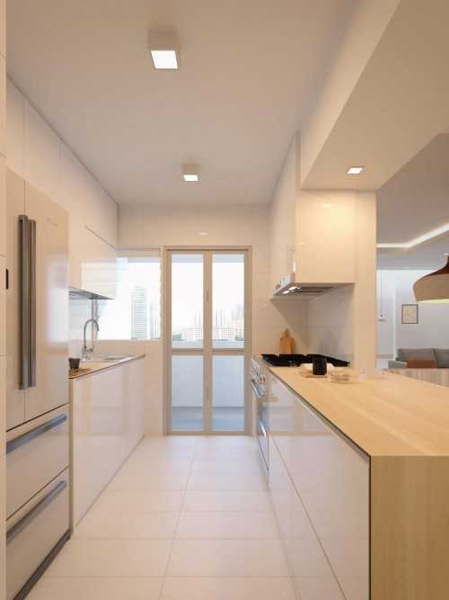 Scandinavian Kitchen at HDB apartment @ Skyline II