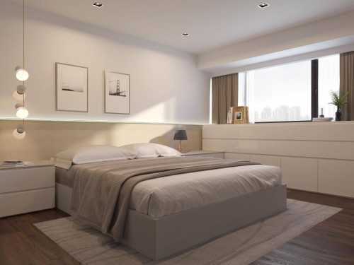 Contemporary Bedroom at Apartment @ The Tampines Trilliant