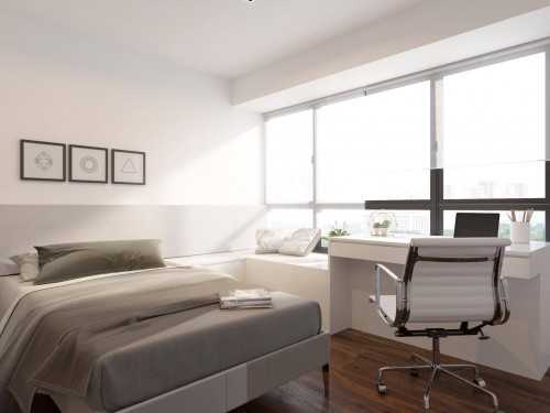 Contemporary Bedroom at Apartment @ The Tampines Trilliant