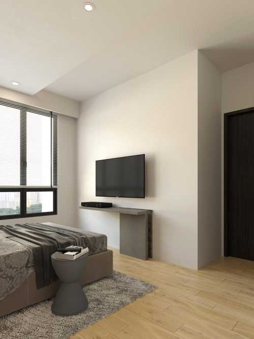 Contemporary Bedroom at Apartment @ Parc Life