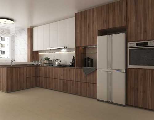 Modern Kitchen at Resale HDB Apt @ Bukit Batok Green