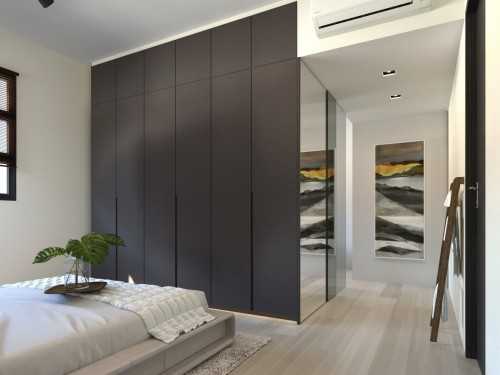 Modern Bedroom at Premium HDB Apt @ Ghim Moh Edge