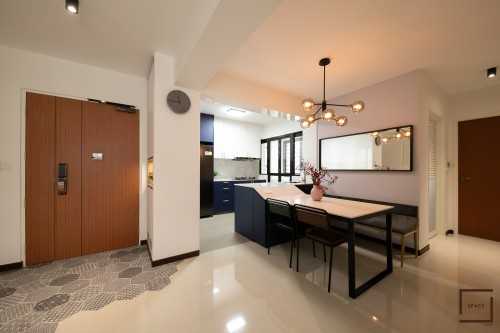 Minimalist Kitchen at Tampines Drive