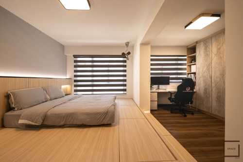 Minimalist Bedroom at Tampines Drive