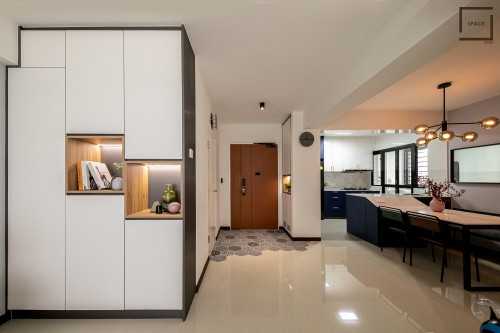 Minimalist Kitchen at Tampines Drive