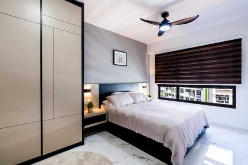 Contemporary Bedroom at 610A Tampines Greenweave