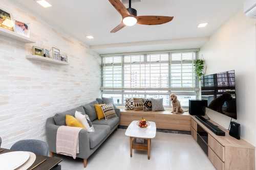 Modern Living Room at 38B Bendemeer Road