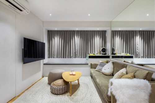 Minimalist Living Room at 58 Havelock Road