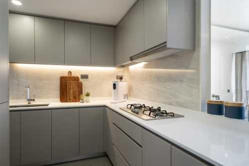 Contemporary Kitchen at The Riversails
