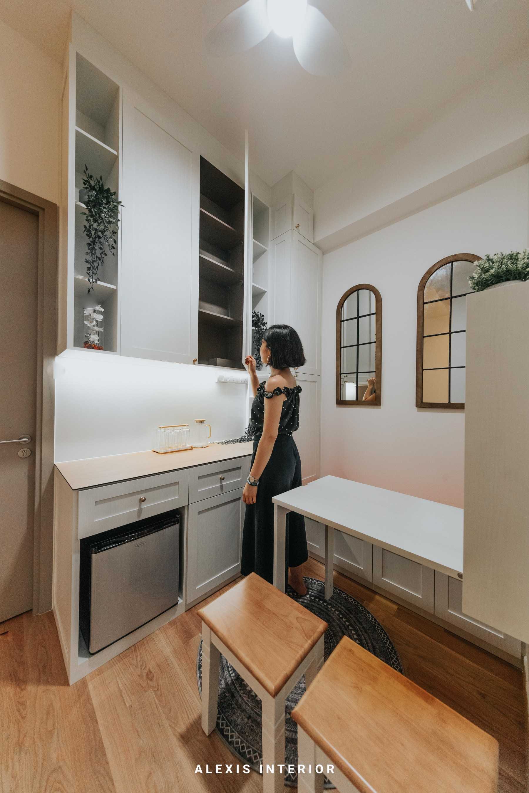 Contemporary Pantry with Tableware and Drinkware
