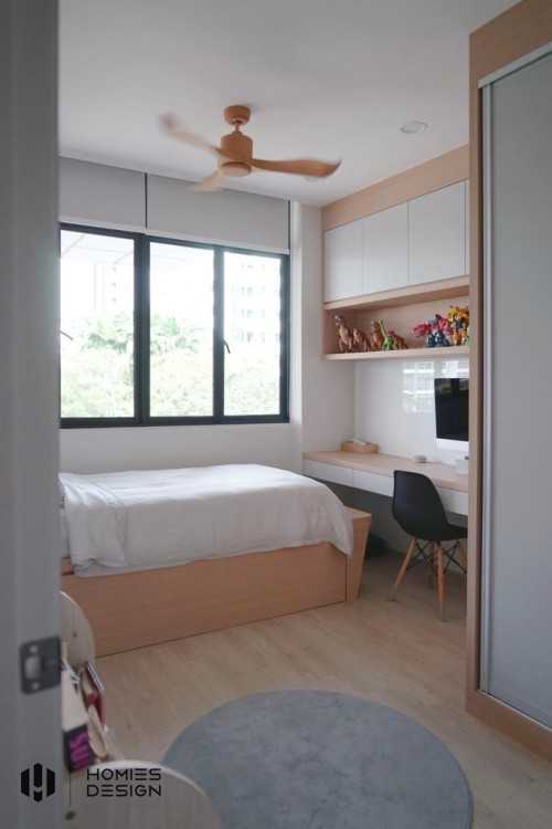 Minimalist Bedroom at Crystal Court
