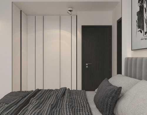 Modern Bedroom at Illustration Drawings for a resale HDB Apt @ Edgefield Plain.