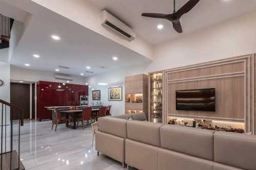 Contemporary Living Room at Serangoon Gardens Terrace 2